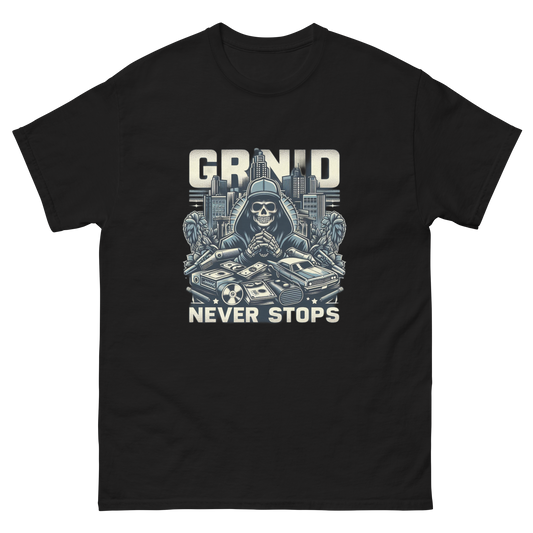 Grind Never Stops - Urban Hustle T-Shirt