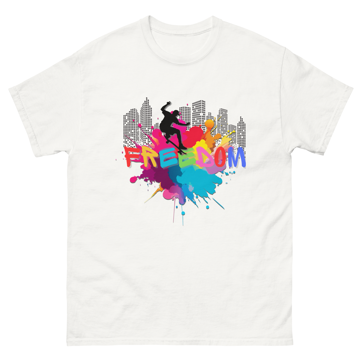 Freedom Skater: Urban Graffiti Tee