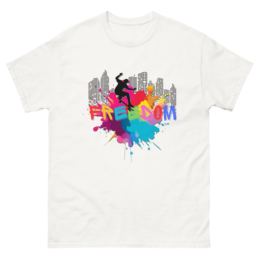 Freedom Skater: Urban Graffiti Tee