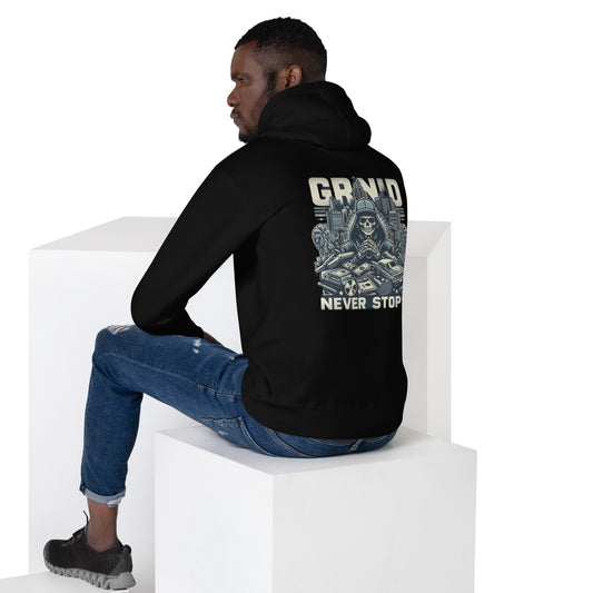 Grind Never Stops - Urban Hustle Hoodie