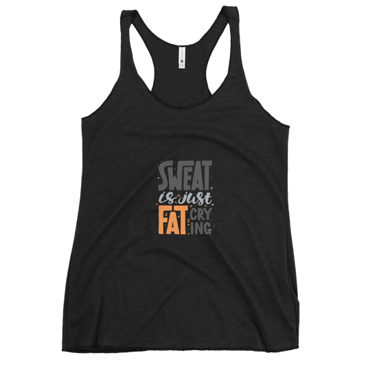 Sweat Is Just - Women's Racerback Tank