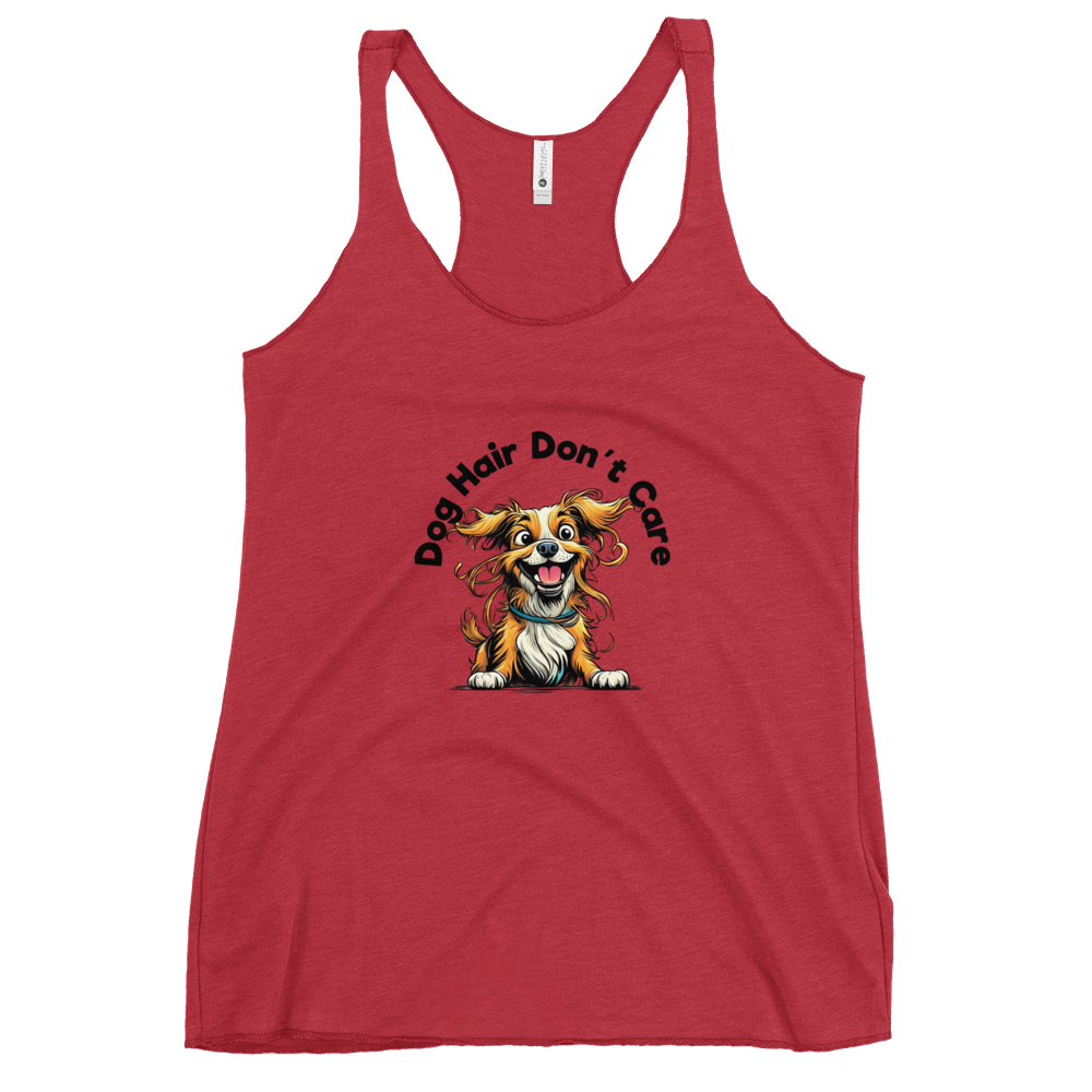 Dog Hair Don't Care - Women's Racerback Tank